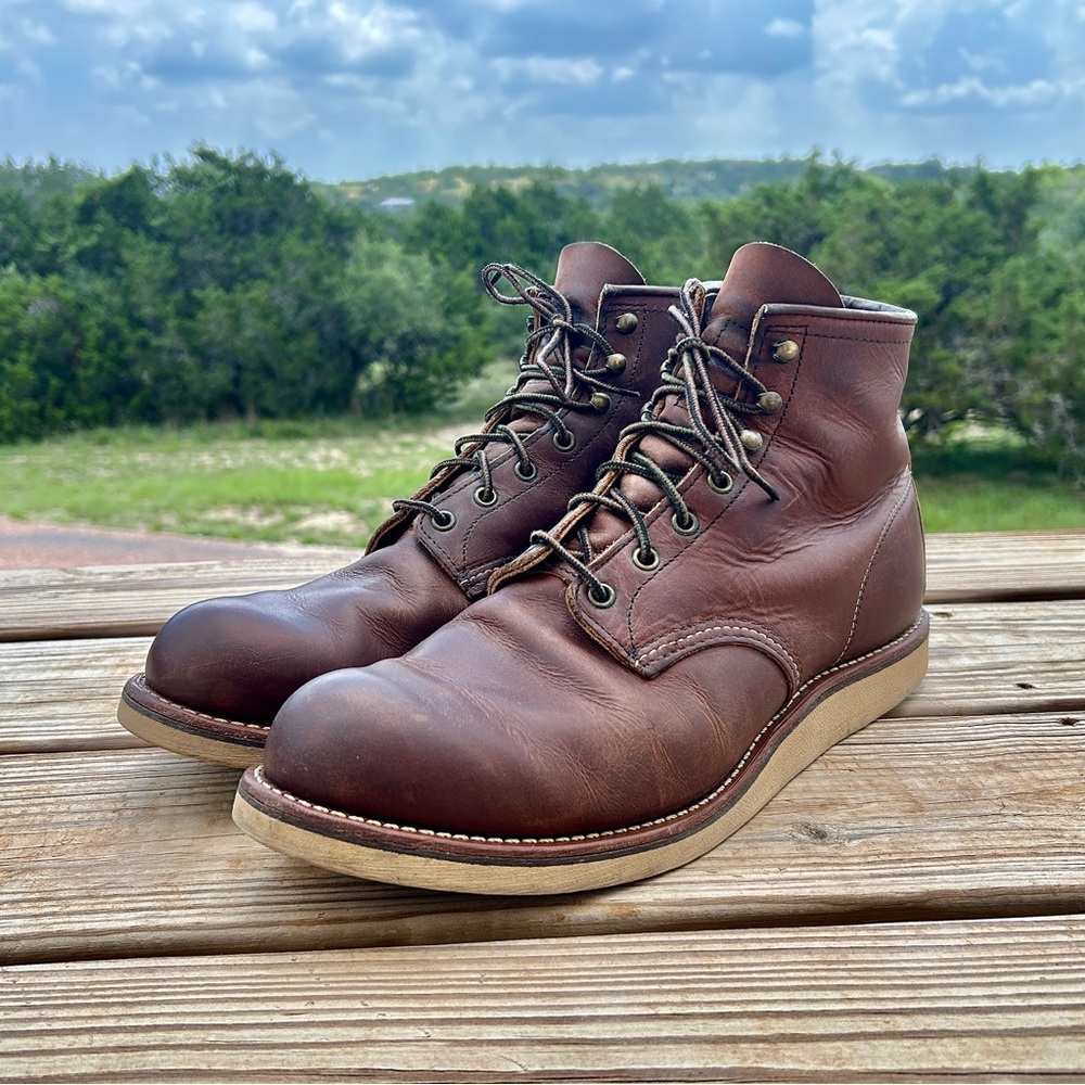 Red Wing 4549 Rover Boots in rare Bourban Yuma rough and tough leather